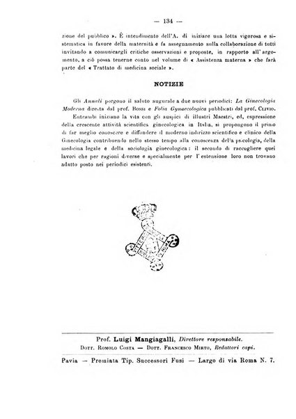 Annali di ostetricia e ginecologia