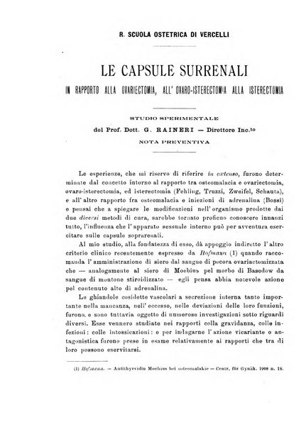 Annali di ostetricia e ginecologia