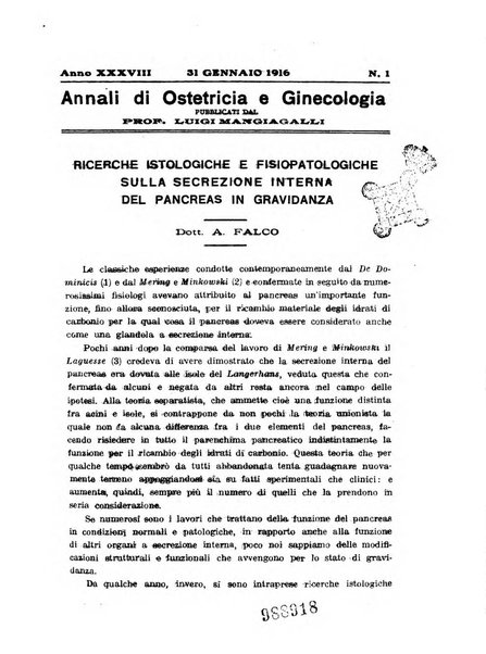 Annali di ostetricia e ginecologia