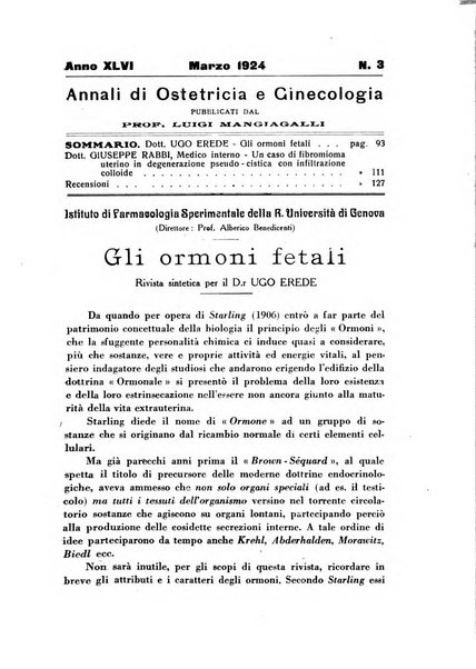 Annali di ostetricia e ginecologia