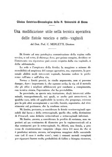 Annali di ostetricia e ginecologia