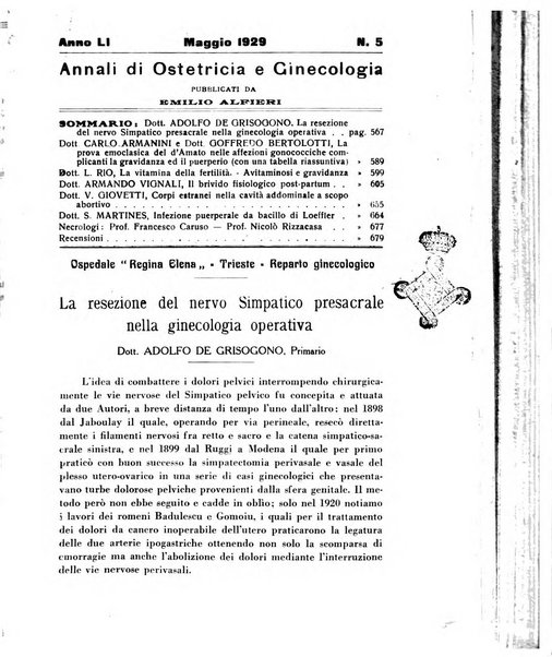 Annali di ostetricia e ginecologia