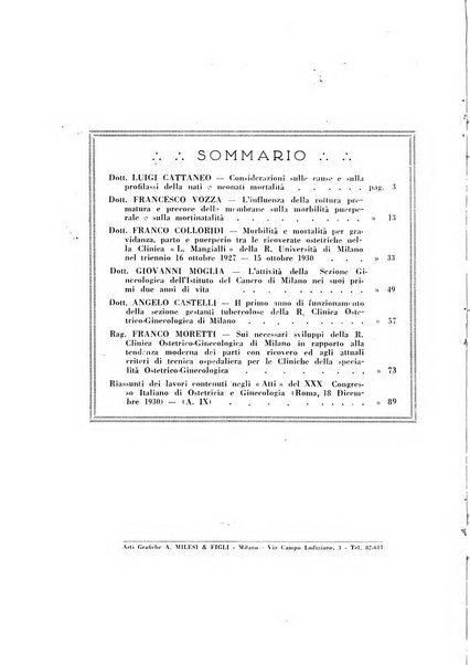 Annali di ostetricia e ginecologia