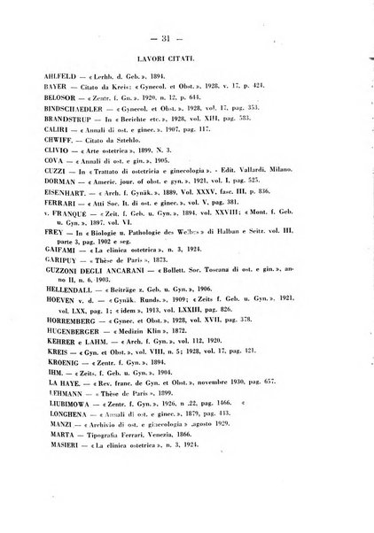 Annali di ostetricia e ginecologia