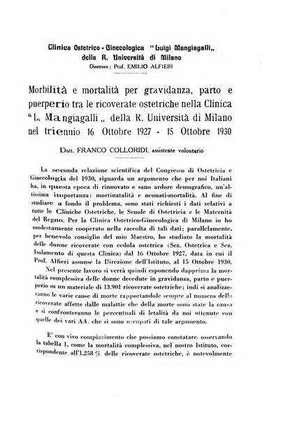 Annali di ostetricia e ginecologia