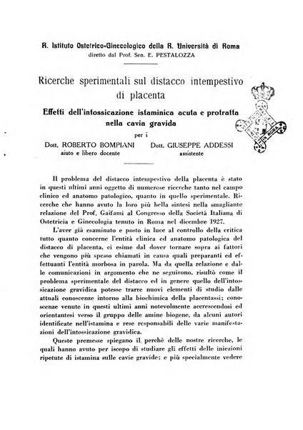 Annali di ostetricia e ginecologia