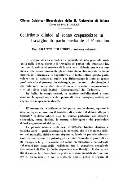 Annali di ostetricia e ginecologia