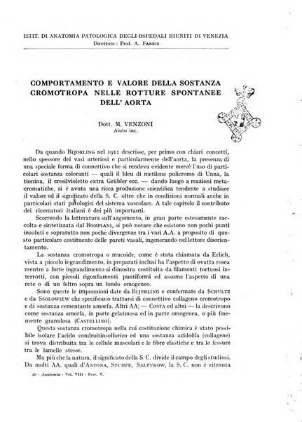 Archivio italiano di anatomia e istologia patologica