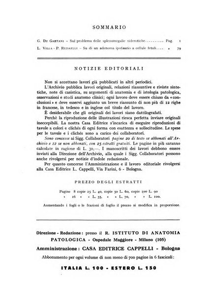 Archivio italiano di anatomia e istologia patologica