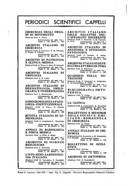 Archivio italiano di anatomia e istologia patologica