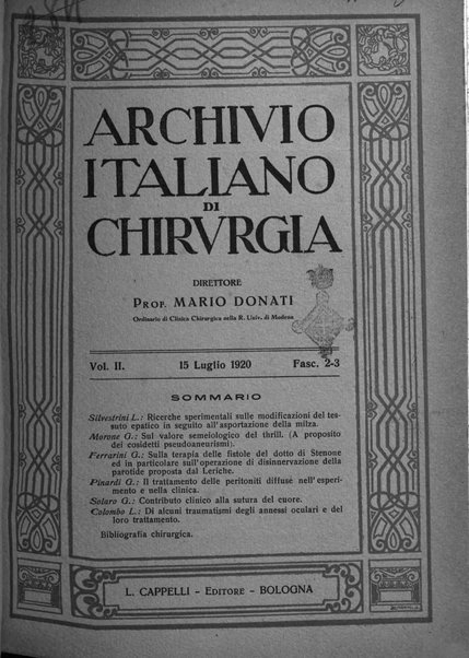 Archivio italiano di chirurgia