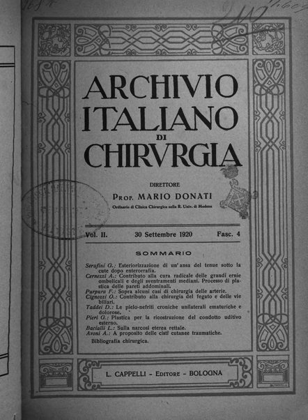 Archivio italiano di chirurgia