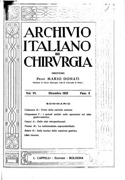 Archivio italiano di chirurgia