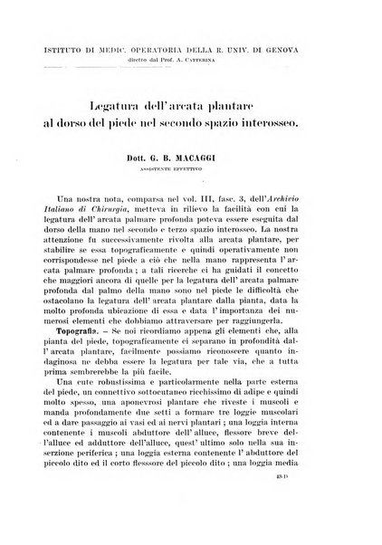 Archivio italiano di chirurgia