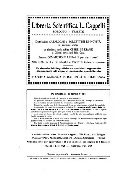 Archivio italiano di chirurgia