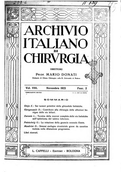 Archivio italiano di chirurgia