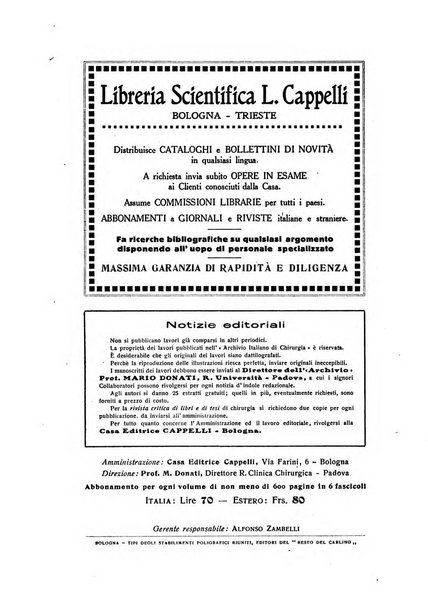 Archivio italiano di chirurgia