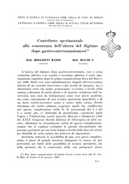 Archivio italiano di chirurgia