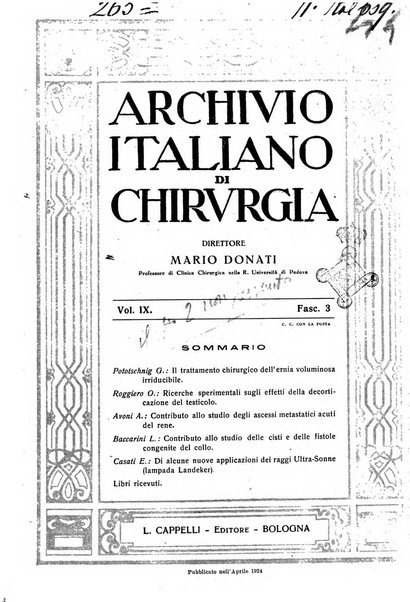 Archivio italiano di chirurgia