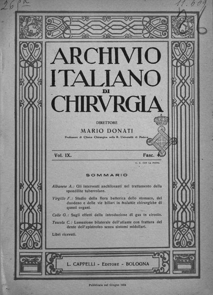 Archivio italiano di chirurgia