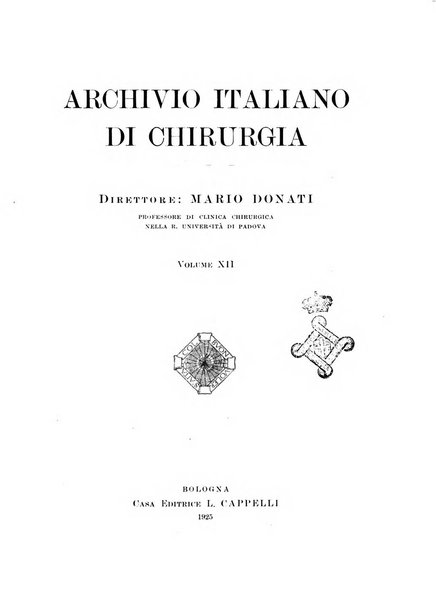 Archivio italiano di chirurgia