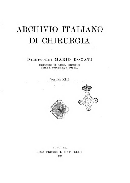 Archivio italiano di chirurgia