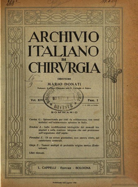 Archivio italiano di chirurgia