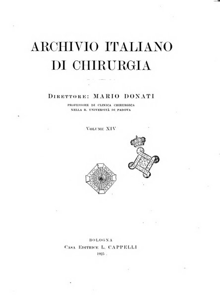 Archivio italiano di chirurgia