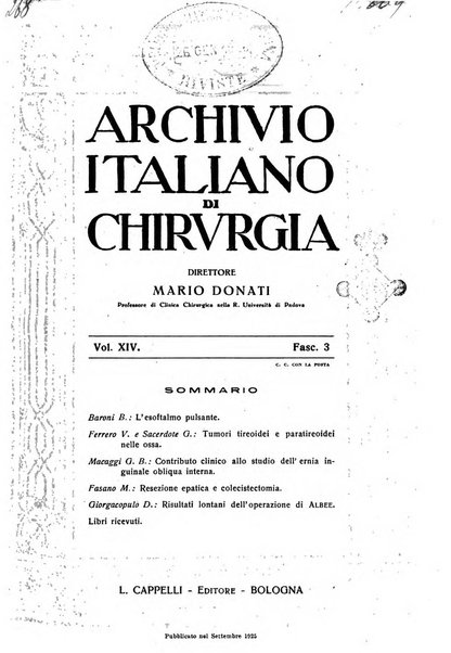 Archivio italiano di chirurgia