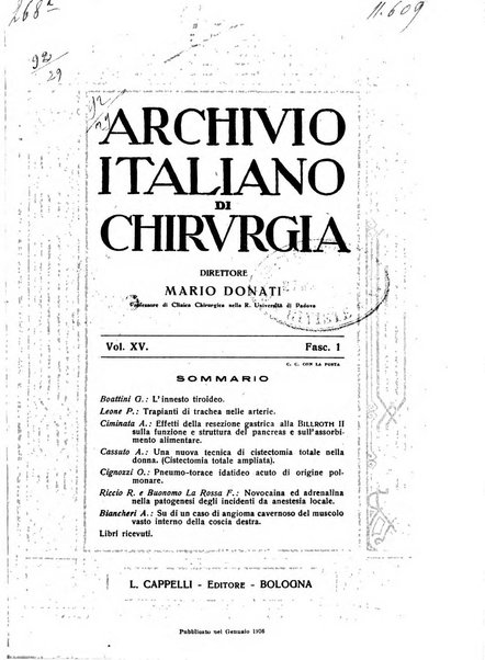 Archivio italiano di chirurgia