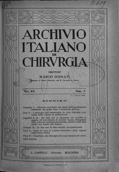 Archivio italiano di chirurgia