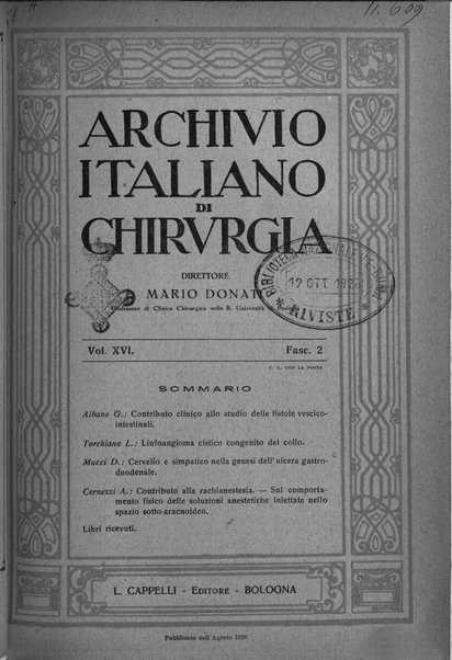 Archivio italiano di chirurgia