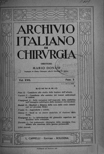 Archivio italiano di chirurgia