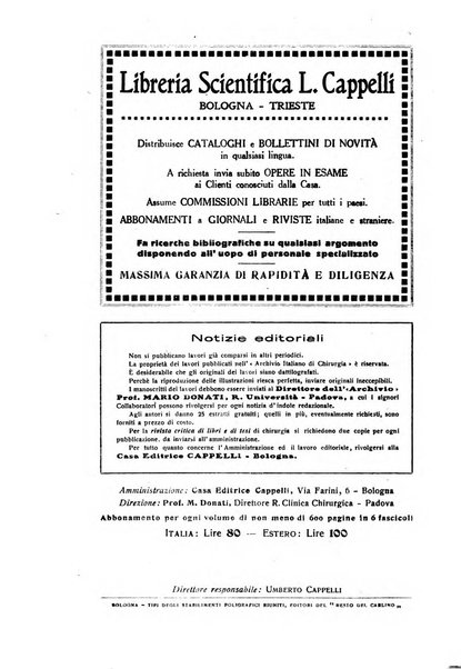 Archivio italiano di chirurgia