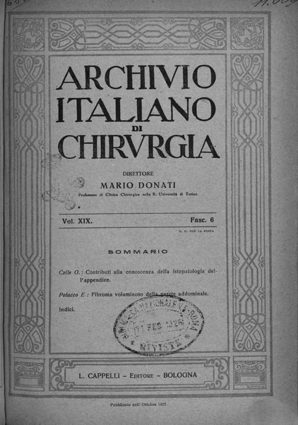 Archivio italiano di chirurgia