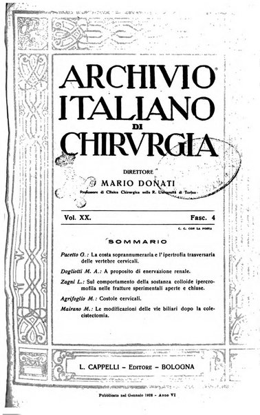 Archivio italiano di chirurgia