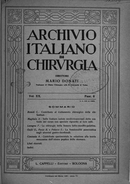 Archivio italiano di chirurgia