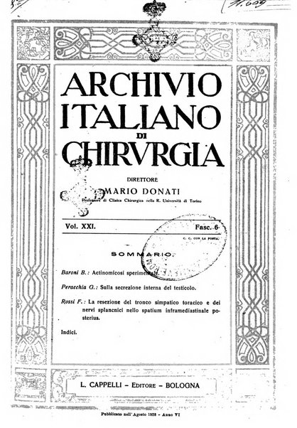 Archivio italiano di chirurgia