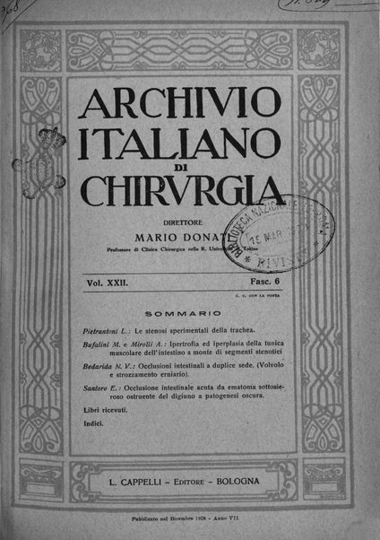 Archivio italiano di chirurgia