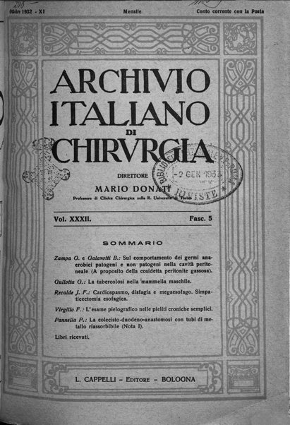 Archivio italiano di chirurgia