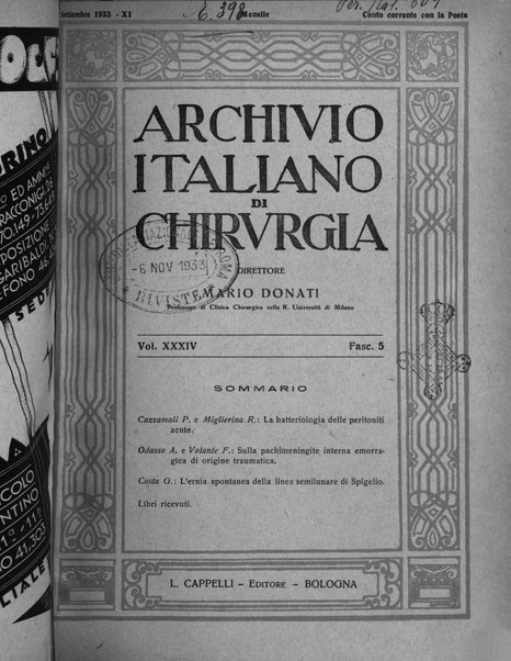 Archivio italiano di chirurgia