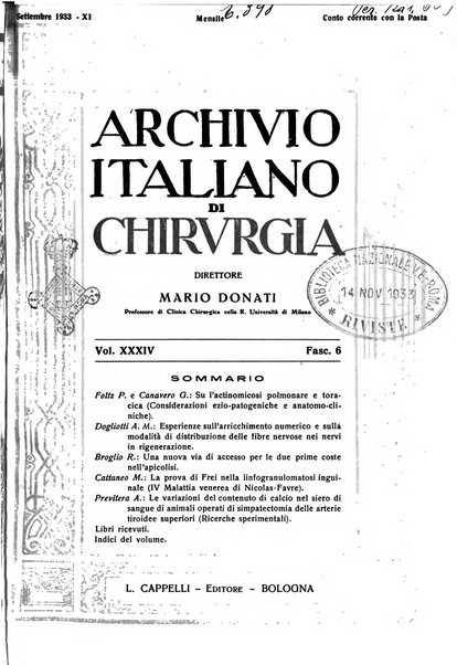 Archivio italiano di chirurgia