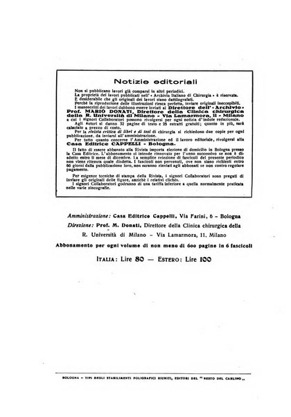 Archivio italiano di chirurgia