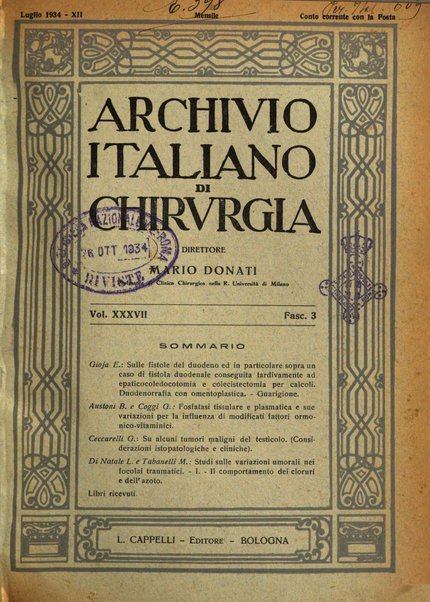 Archivio italiano di chirurgia