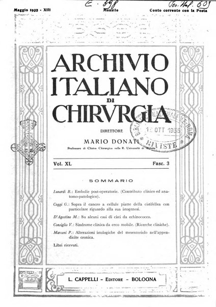 Archivio italiano di chirurgia