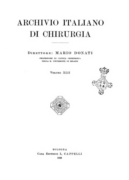 Archivio italiano di chirurgia