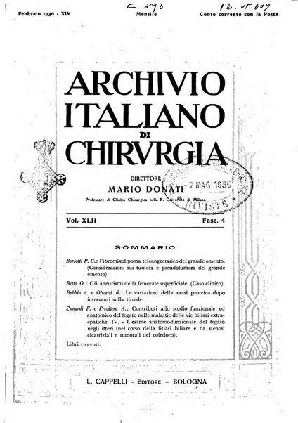 Archivio italiano di chirurgia