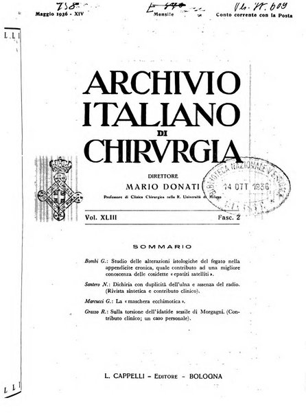 Archivio italiano di chirurgia