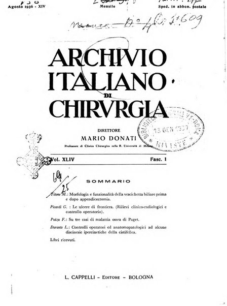 Archivio italiano di chirurgia