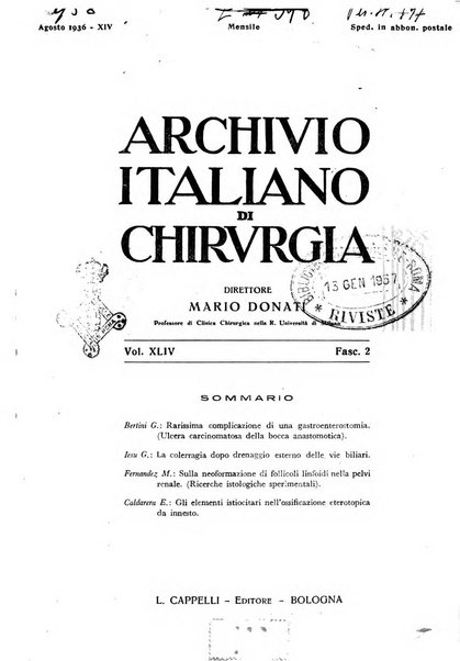 Archivio italiano di chirurgia